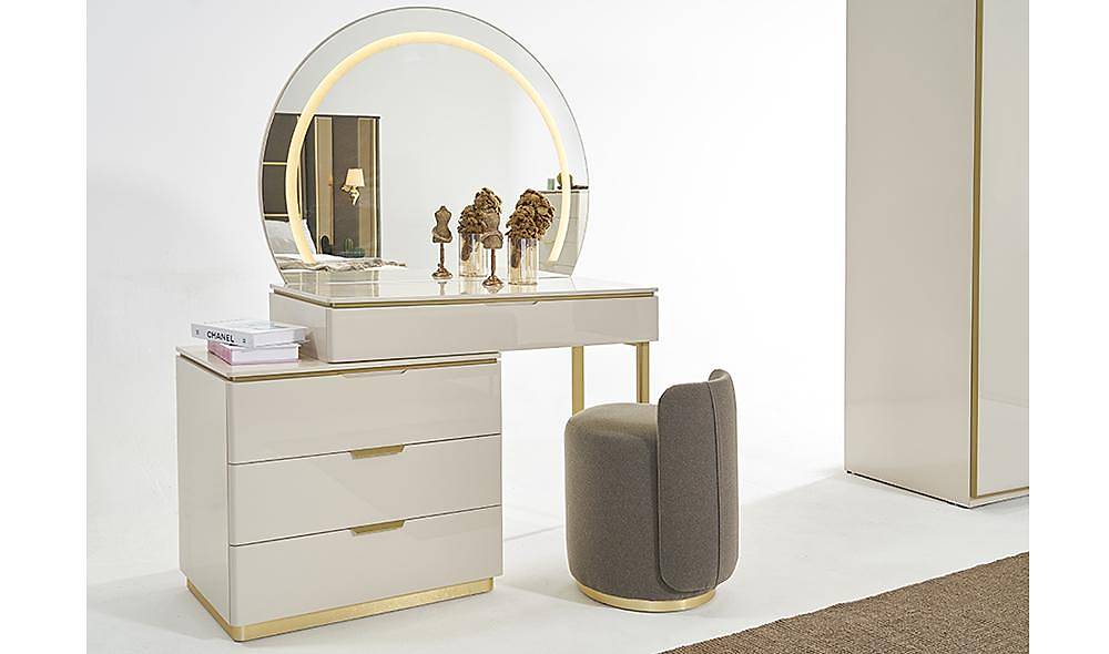 Kıbrıs Dresser With Led Mirror