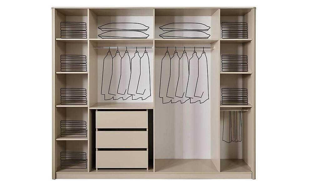 Claria 6 Door Wardrobe