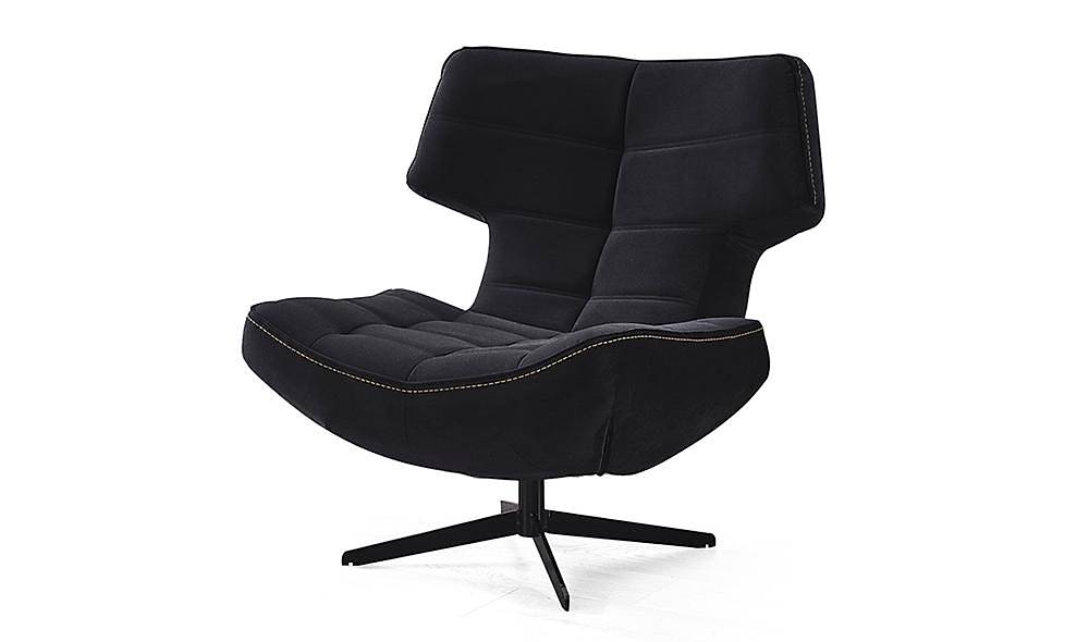 Larina Black - Mustard Sofa Set