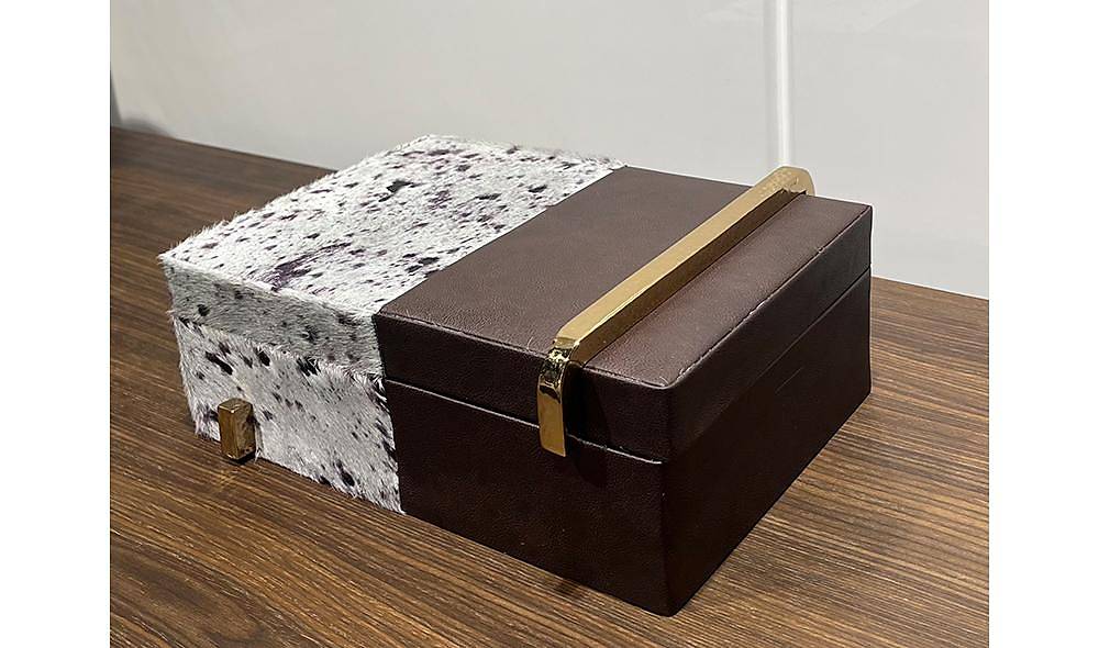 Black and White Jewellery Box - Rectangle