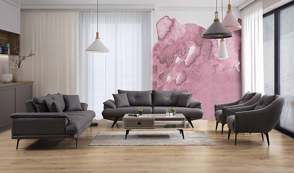 Zeren Sofa Set - Gray