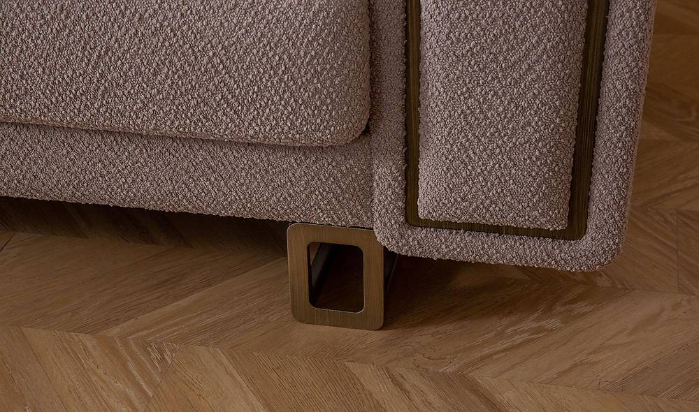 Tiana Sofa - Tumbled Gold - Vizon