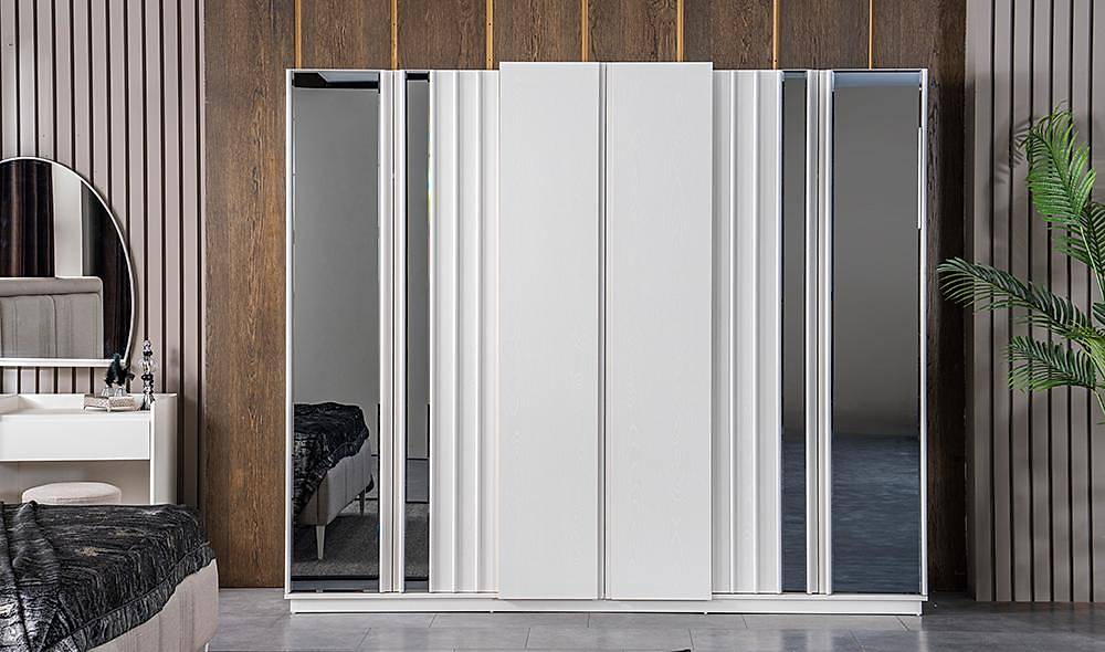 Montana 6 Door Wardrobe - Moonstone