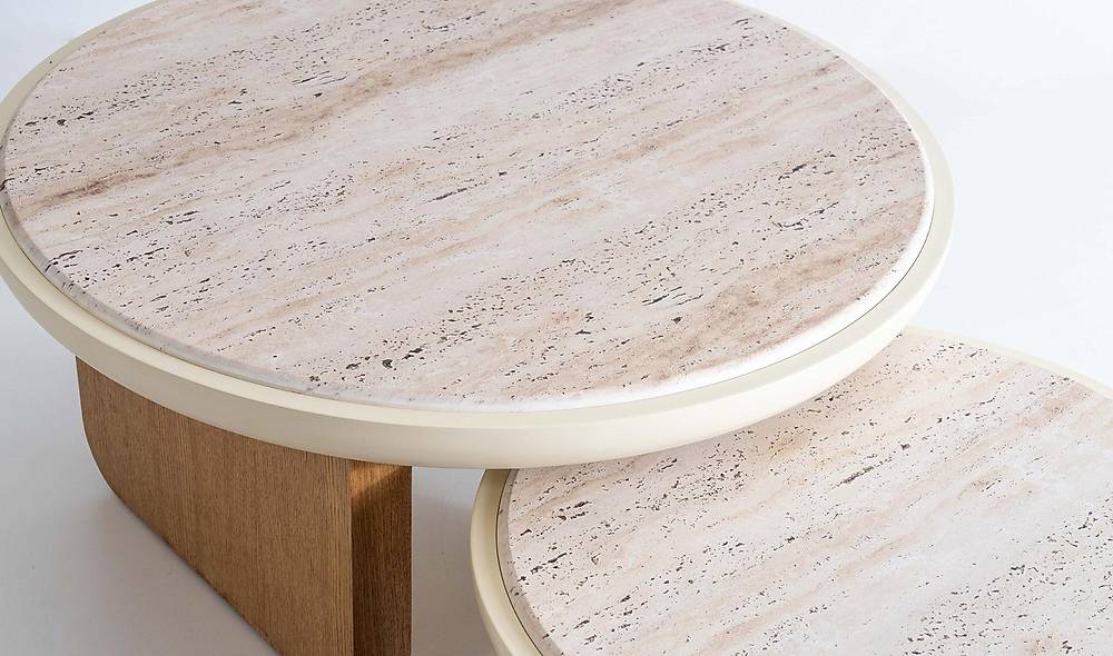 Cubic Table Set - Oak - Display