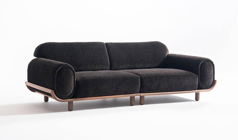 Maisie Sofa Set - Dark Brown