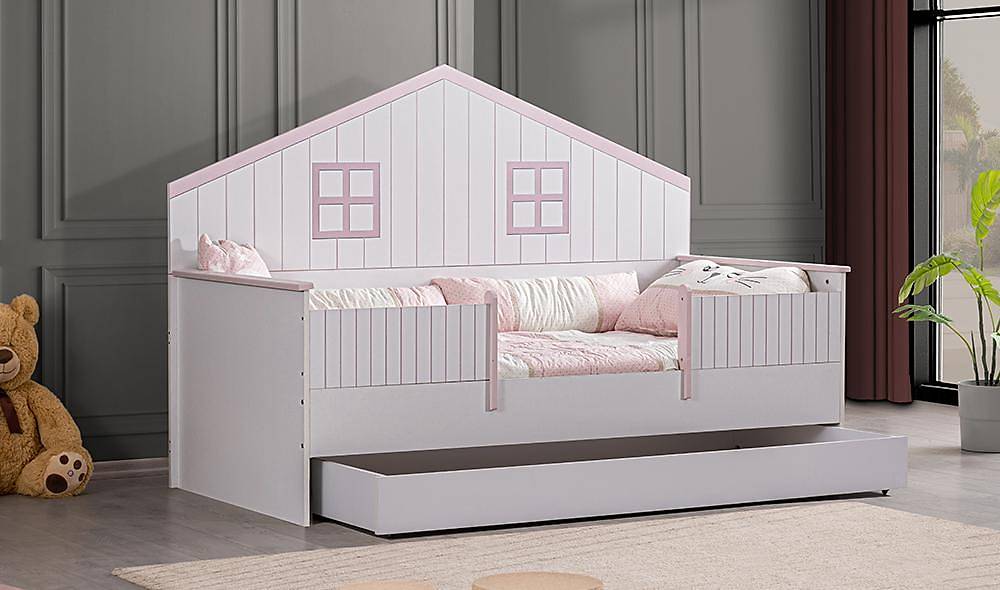 Limba Montessori Bedstead - Pink