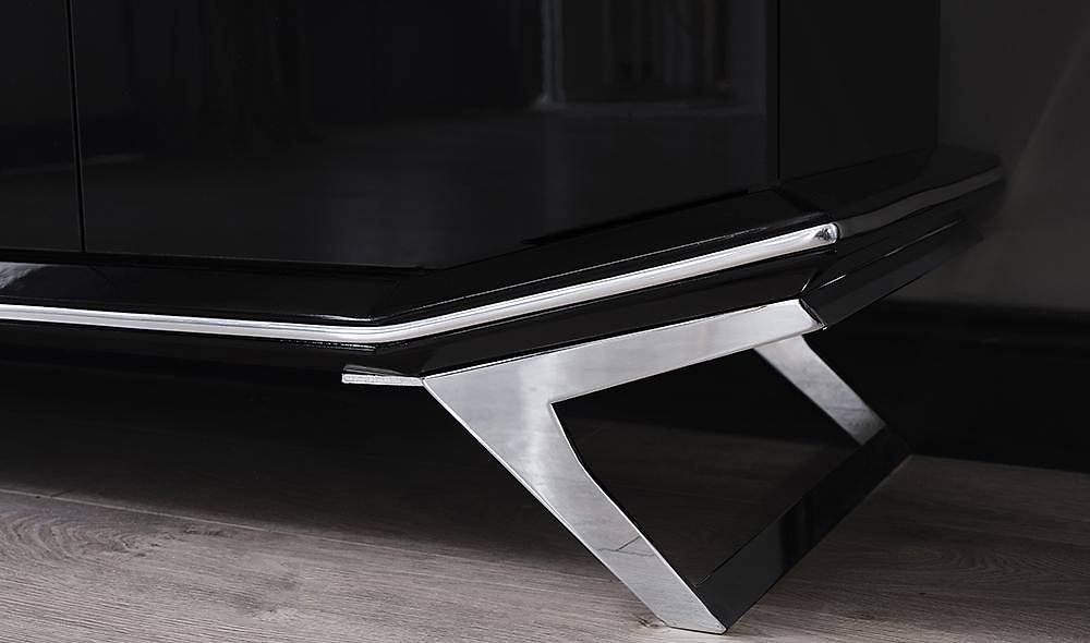 Clara Black Silver Dining Room