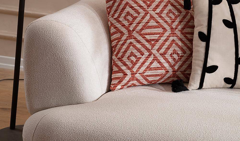 Brown Sofa - Cream