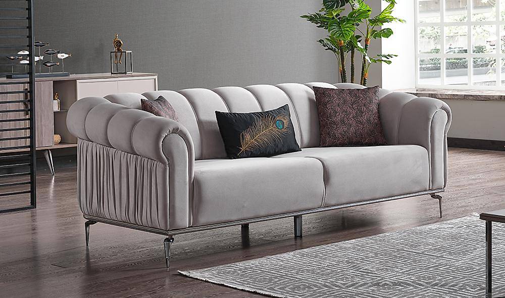 Capris Sofa with Metal Design