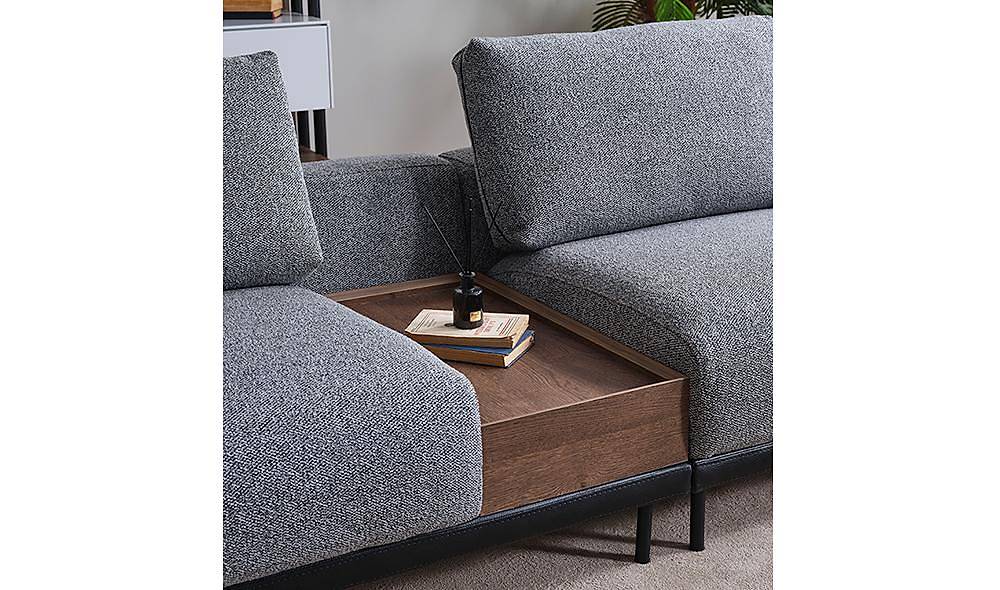 Gusto Corner Set - Gray