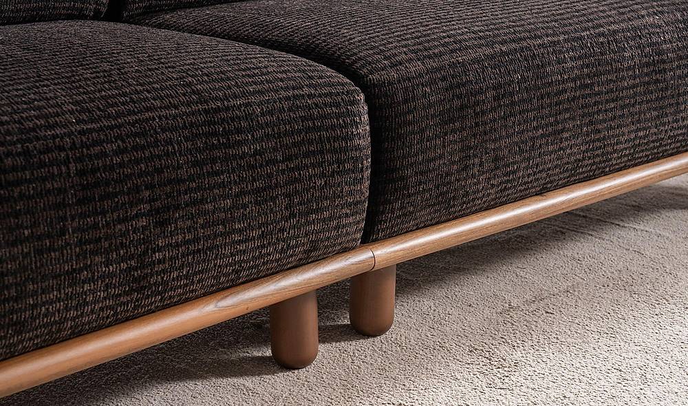 Maisie Sofa Set - Dark Brown