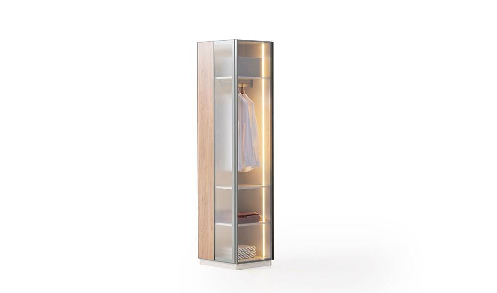 Fox Bedroom with Base - Corner Wardrobe
