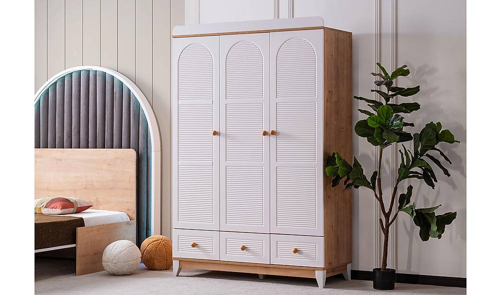 Tilda 3 Door Wardrobe - Oak