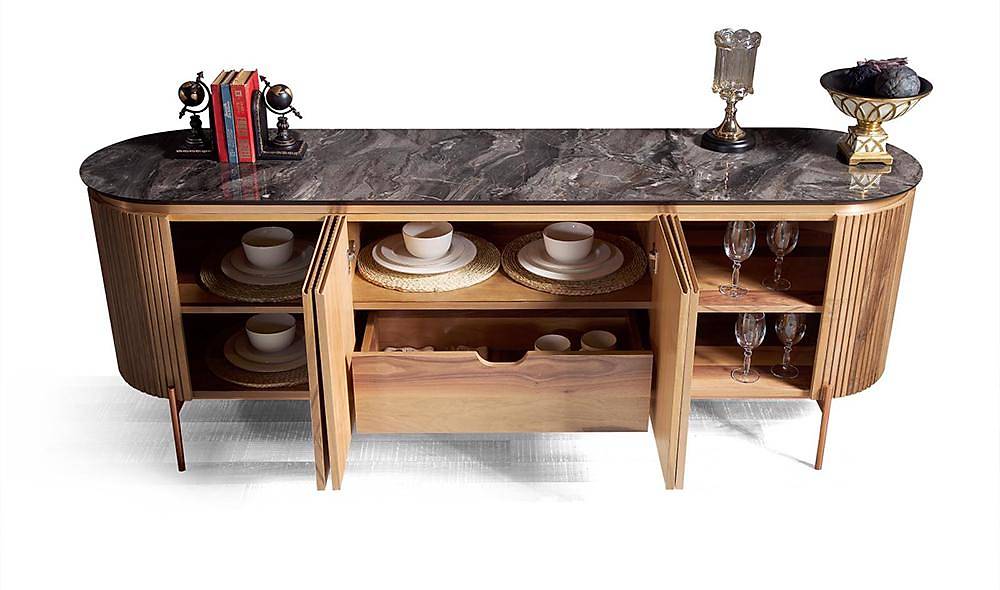 Mood Walnut Bronze Dining Room