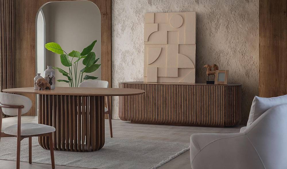 Netha Dining Room - Walnut