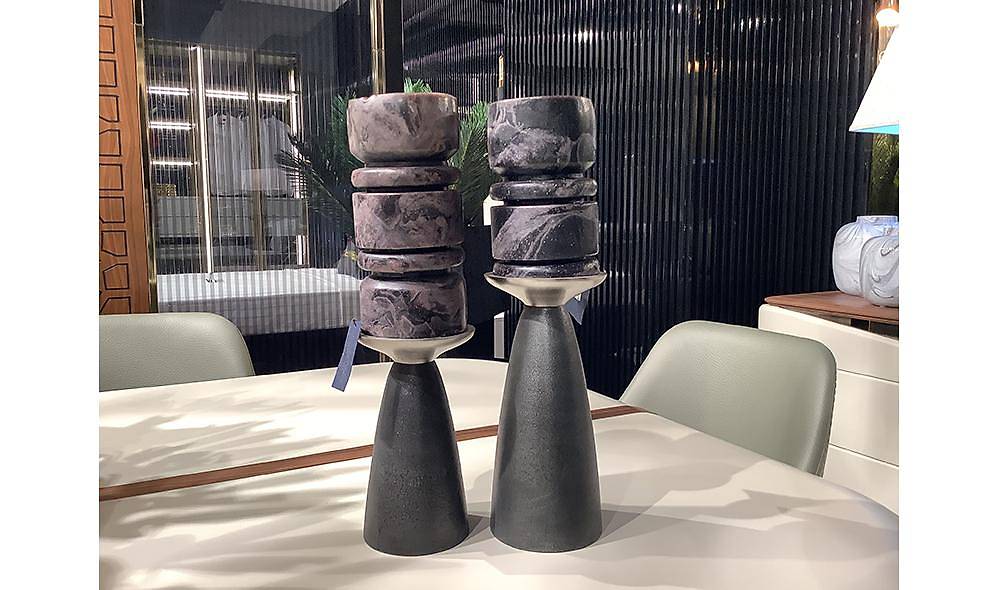 Black Double Candlestick