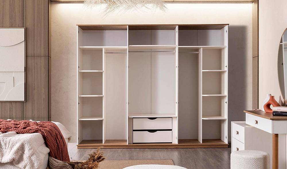 Flora 6 Door Wardrobe