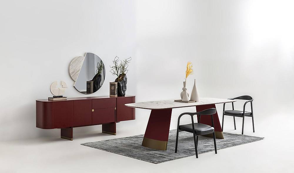 Penora Dining Room - Burgundy