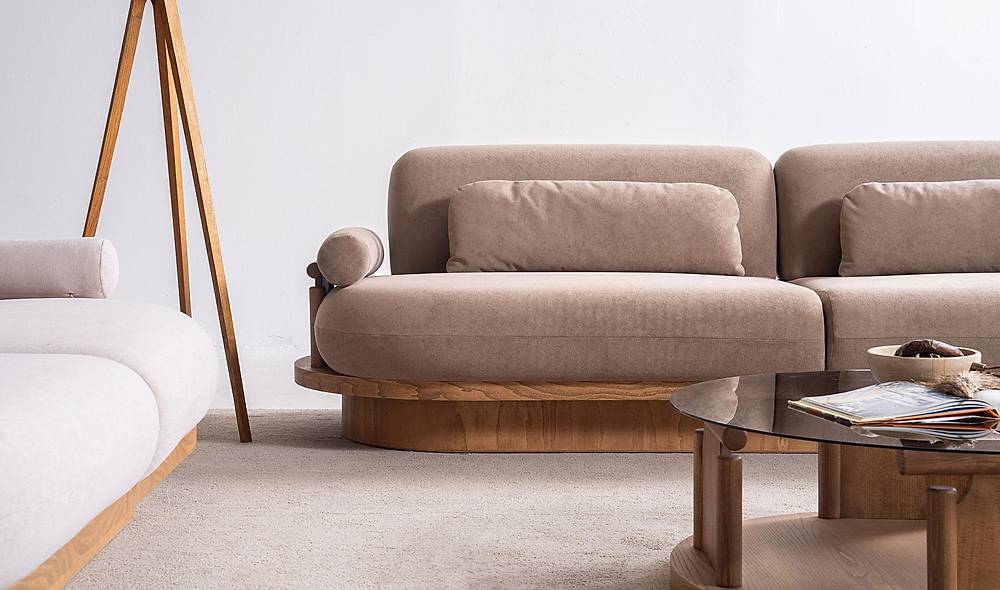 Bitez Sofa Set - Oak