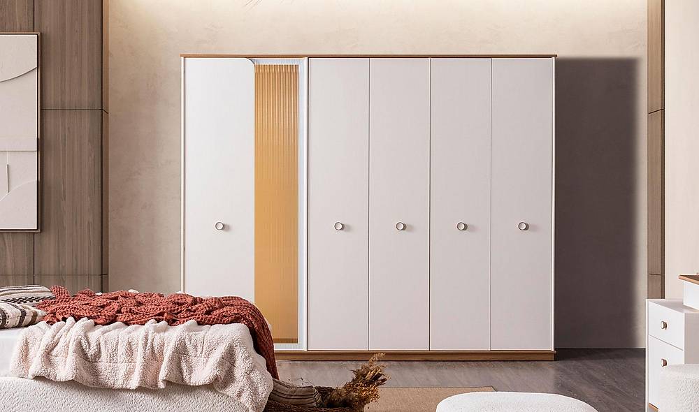 Flora 6 Door Wardrobe