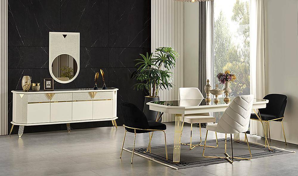 Suave Cream Dining Room