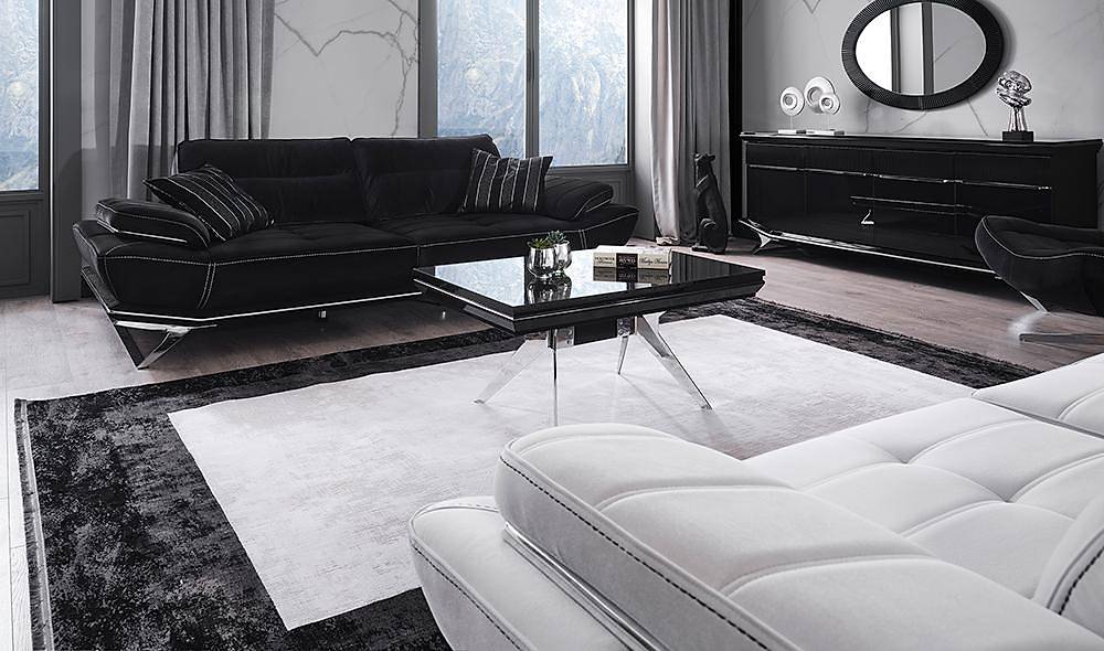 Clara Black Sofa Set