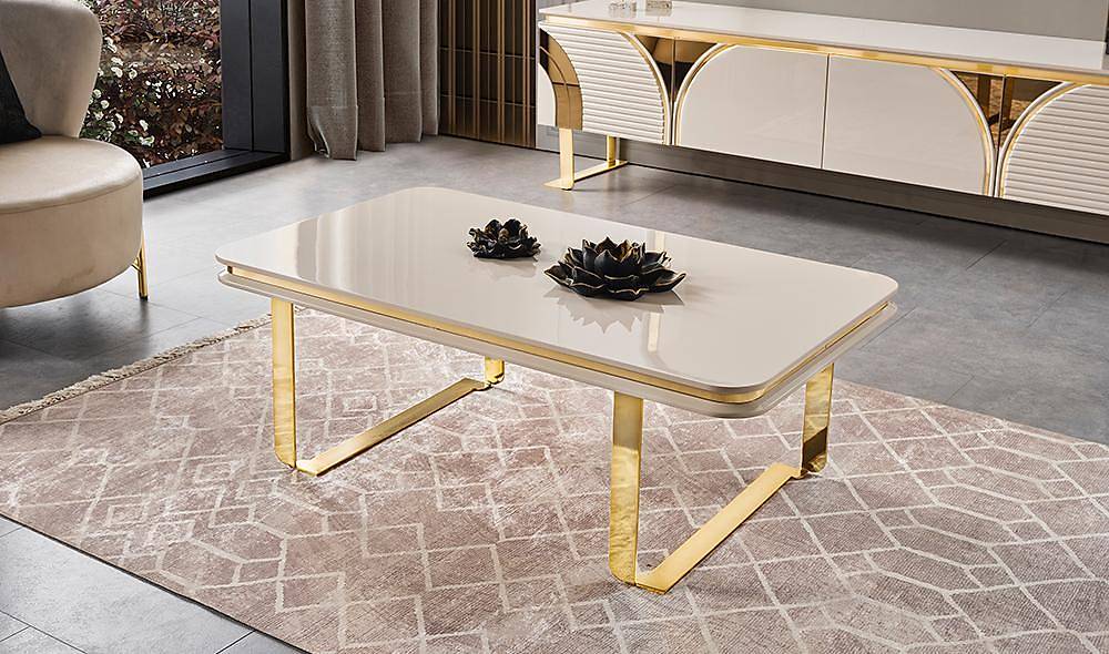 Hessen Coffee Table - Cream