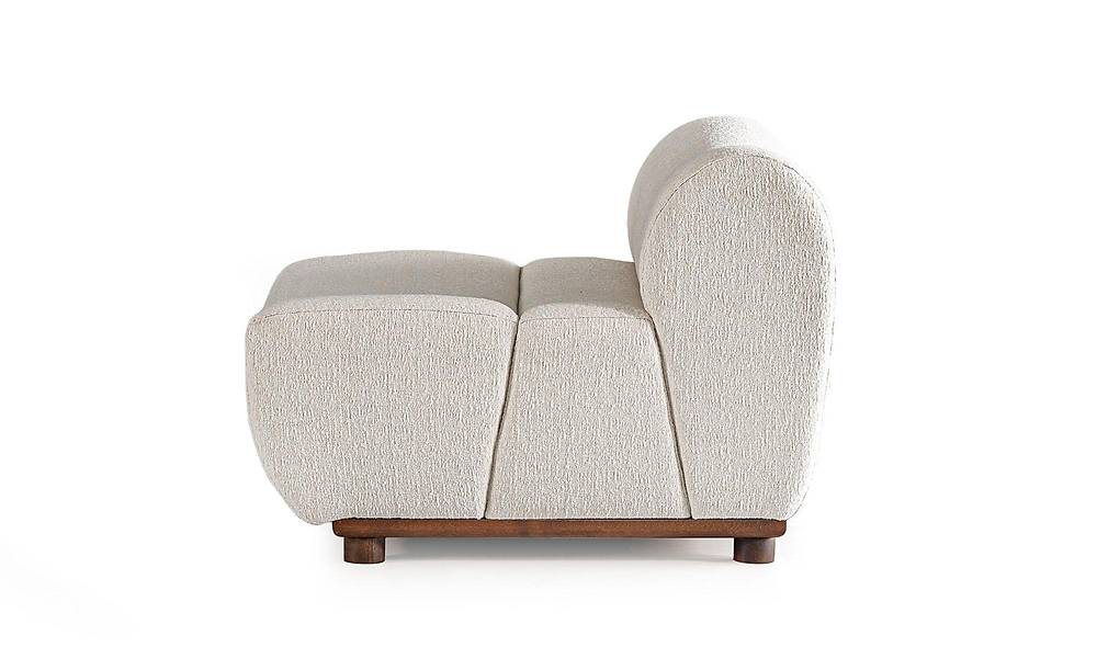 Mina Sofa - Puff - White