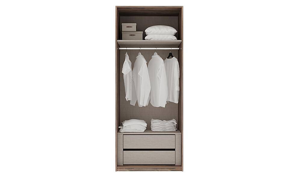 Liya 6 Door Wardrobe - Beige