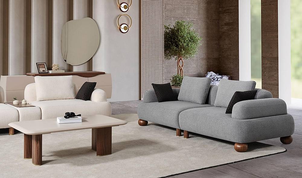 Lizay Sofa Set - With Leg