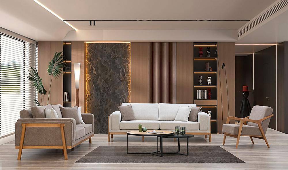 Leylak Sofa Set