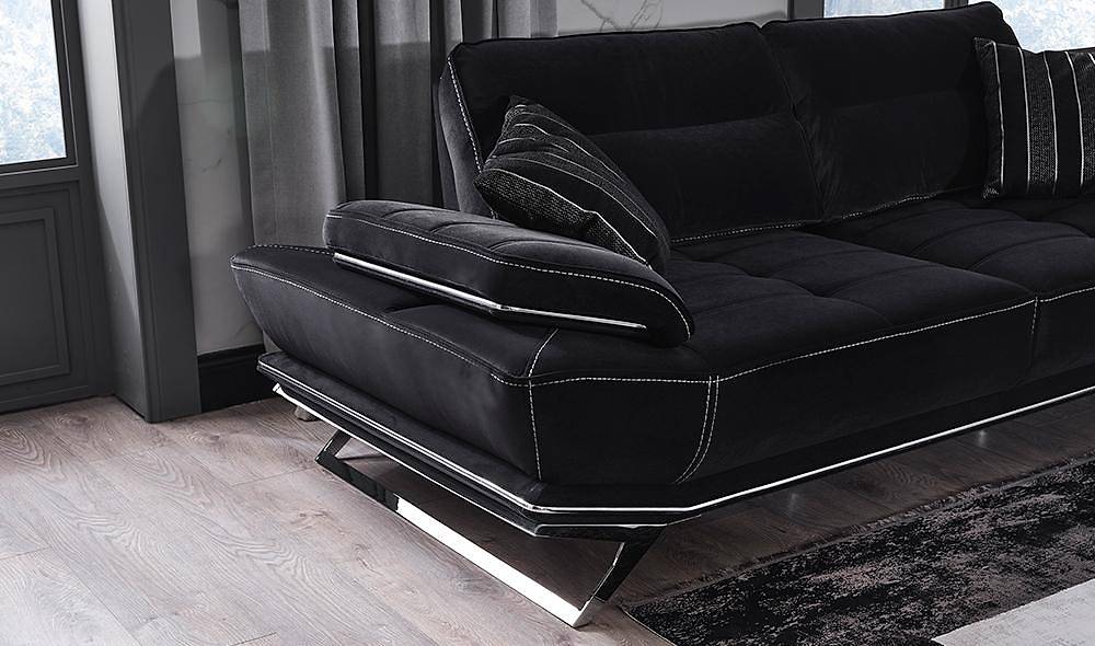Clara Black Sofa