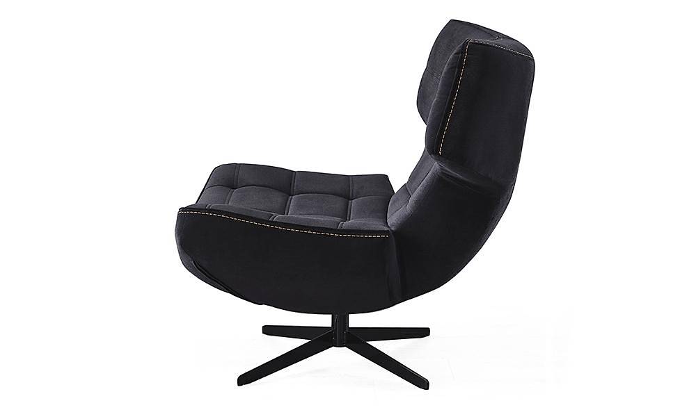 Larina Black - Mustard Sofa Set