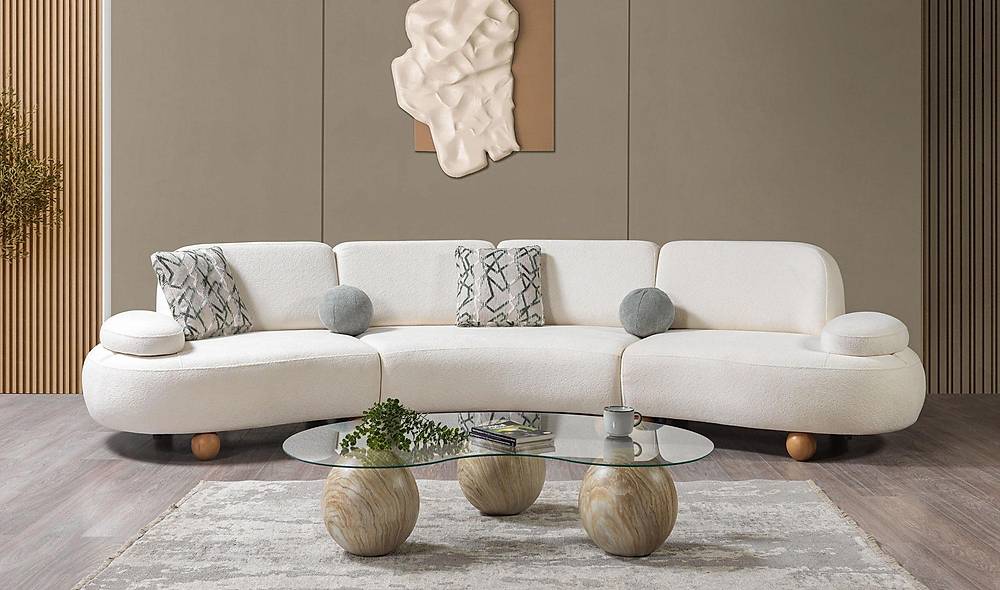 Floransa Sofa - Round Leg