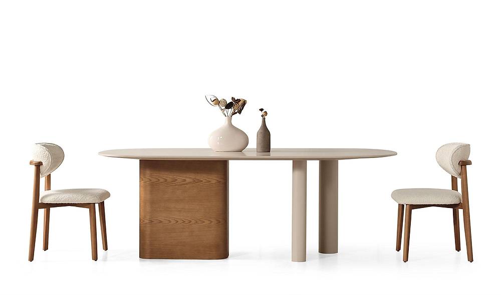 Maison Dining Table Set - Walnut