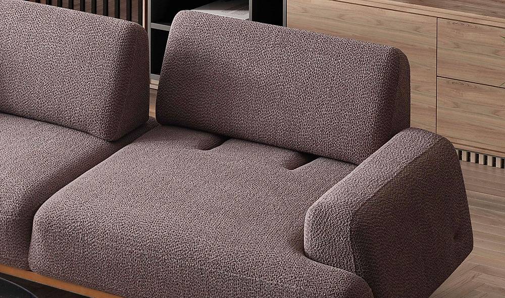 Linz Sofa - Brown - Cream