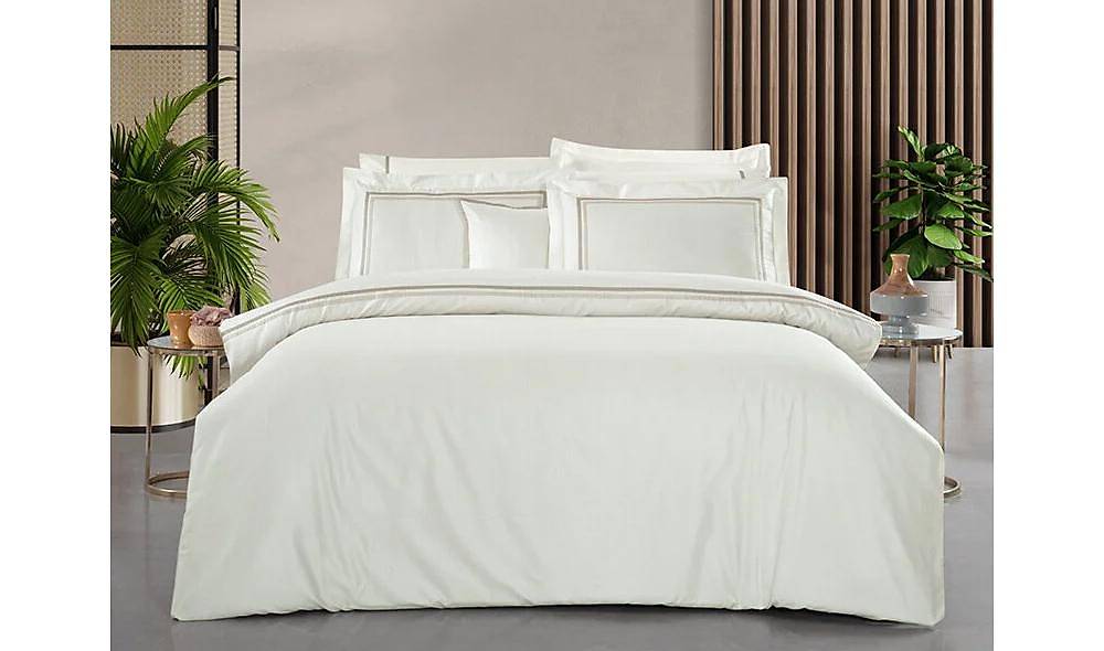 Yatsan Maison Shiny Duvet Cover Set - Beige