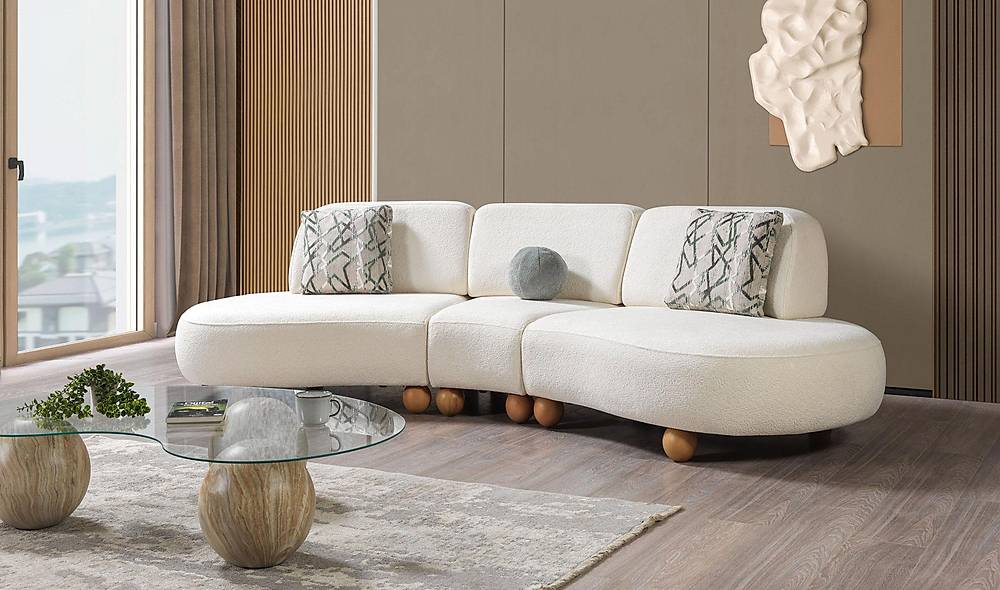 Floransa Sofa - Round Leg
