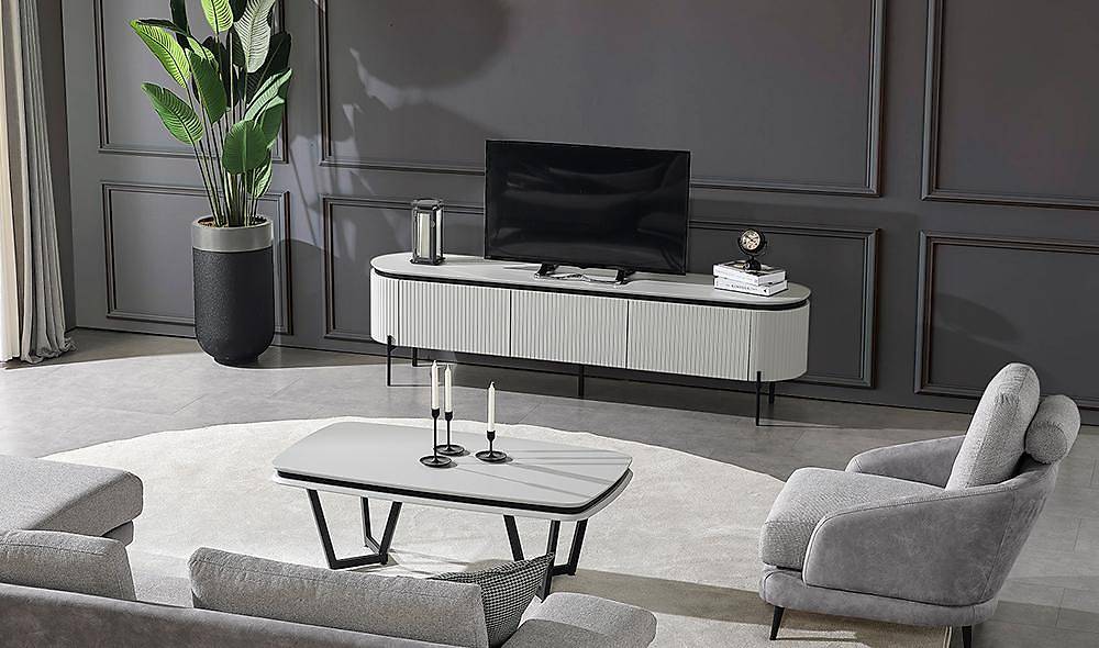 Mood Gray Tv Stand