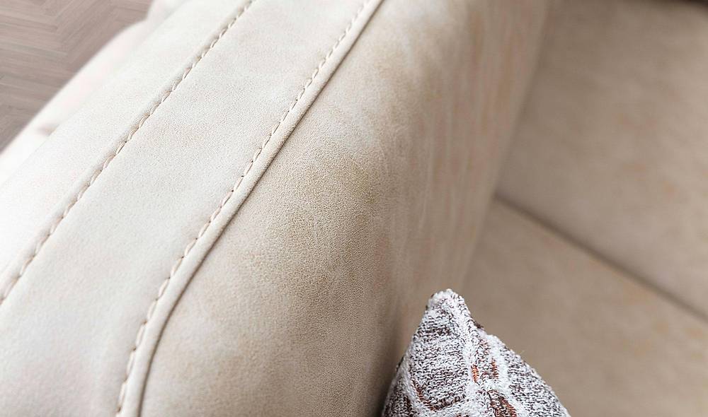 Linz Sofa - Orange - Cream
