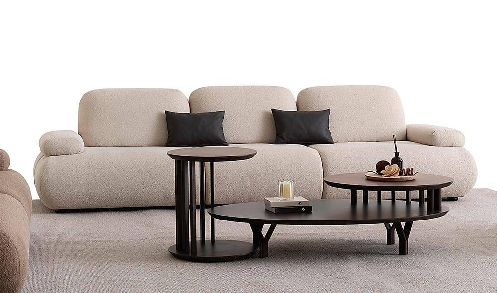 Beal Sofa Set - Brown