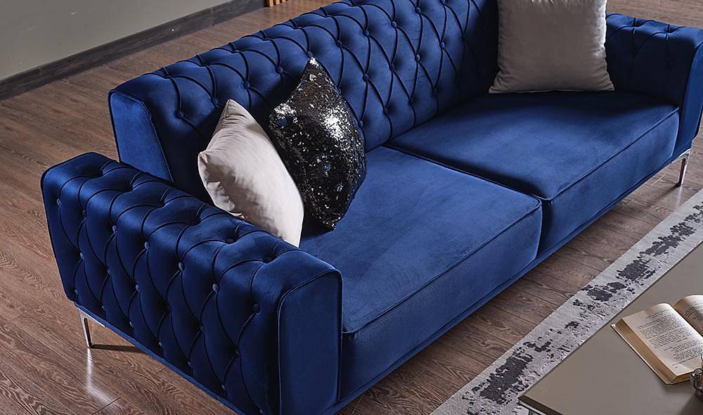 Lila Sofa with Metal Design