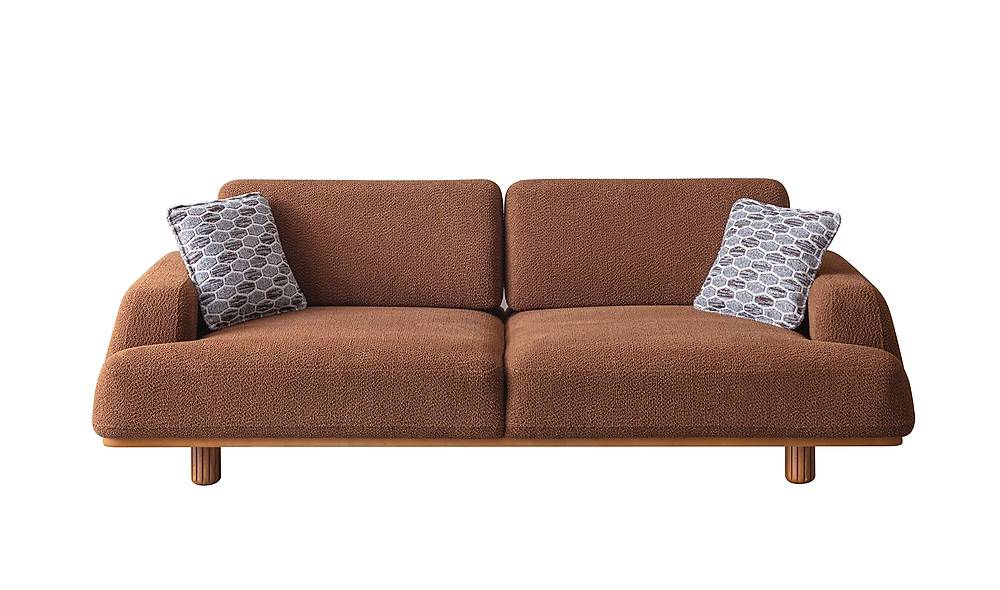 Linz Sofa - Orange - Cream