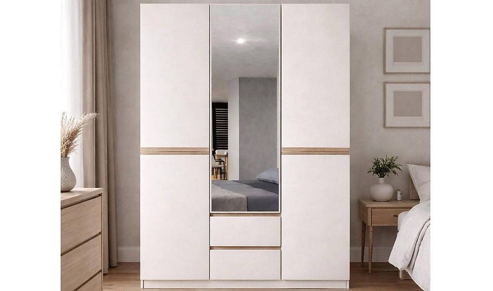 Rudina Wardrobe - 3 Door