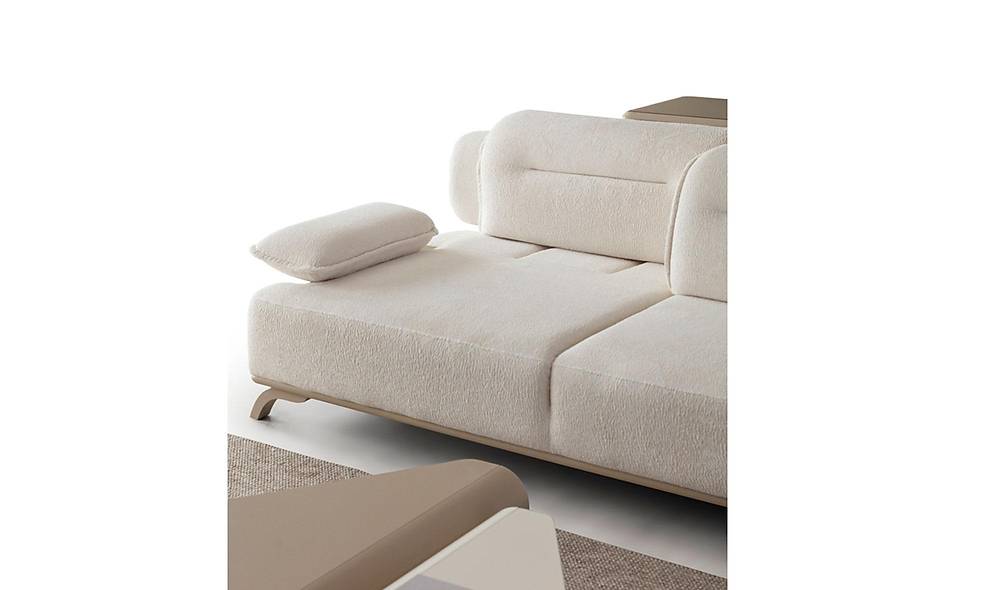 Naples Sofa Set - Wooden Leg