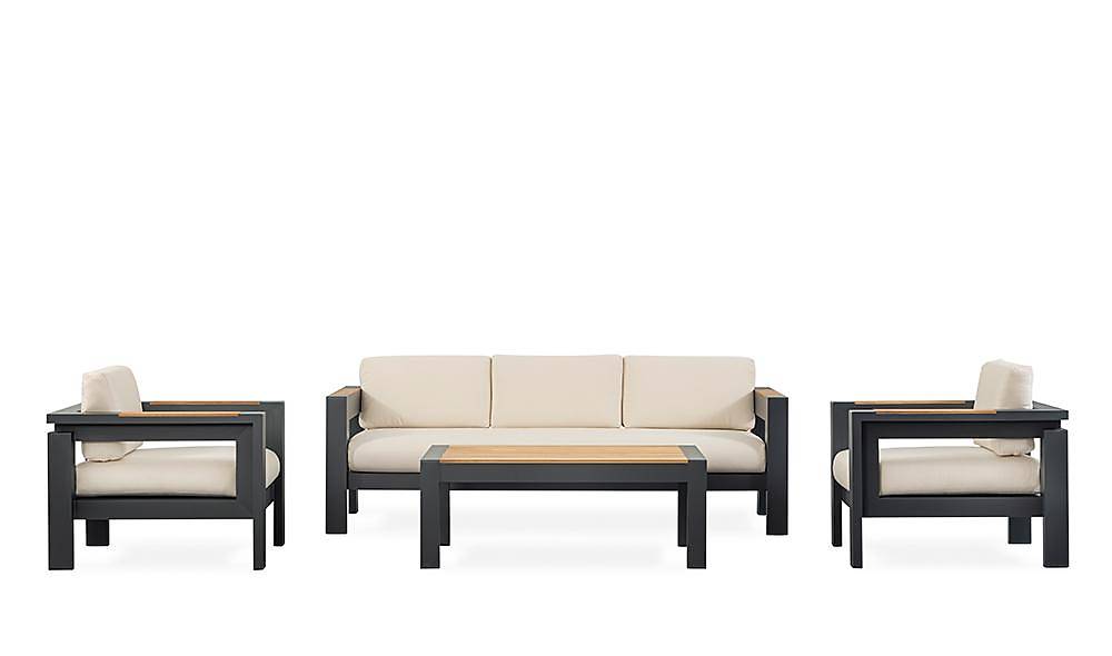 Rosalina Anthracite Garden Sofa Set