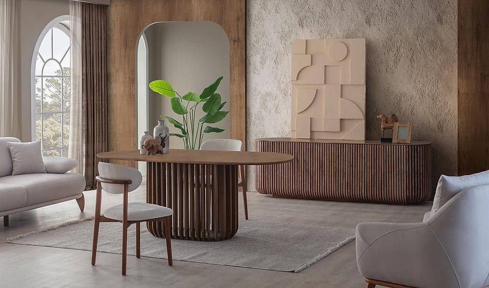 Netha Dining Room - Walnut