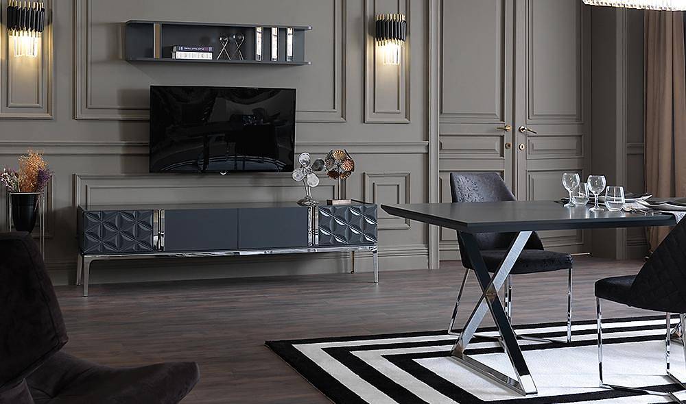 Vadi Anthracite Dining Room