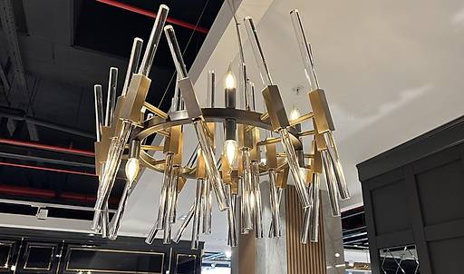 Cylinder Line Chandelier