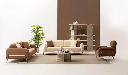 Havana Sofa Set - Brown